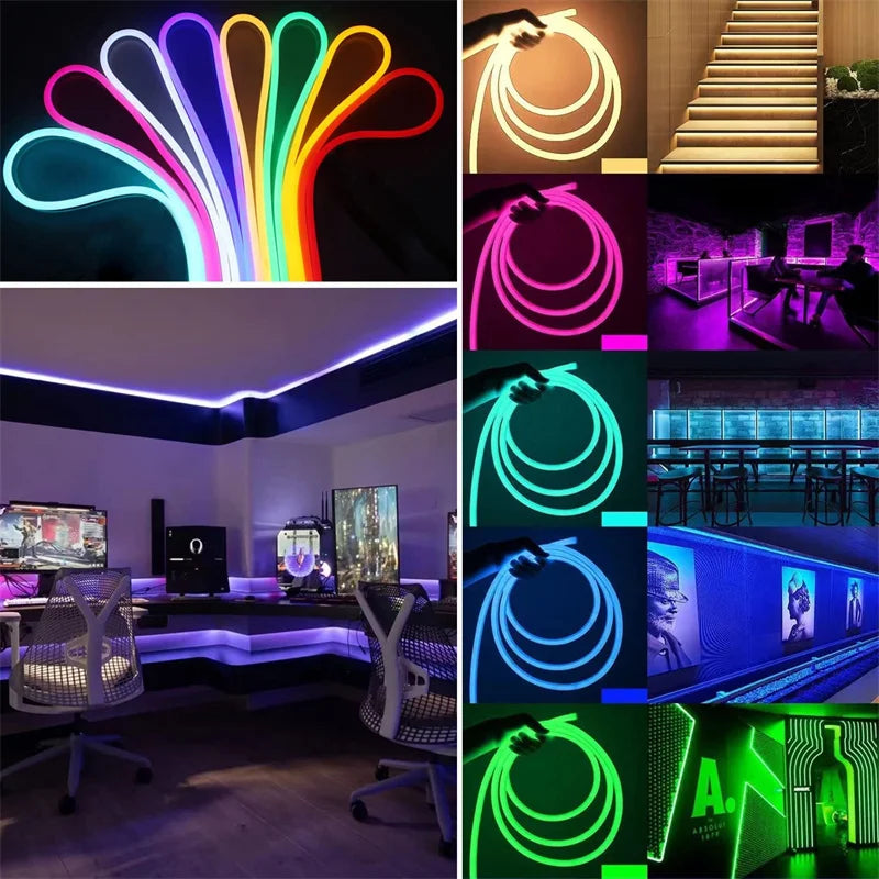 USB LED Neon Rope Lights, RGB Led Strip Lights