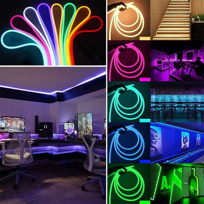 USB LED Neon Rope Lights, RGB Led Strip Lights