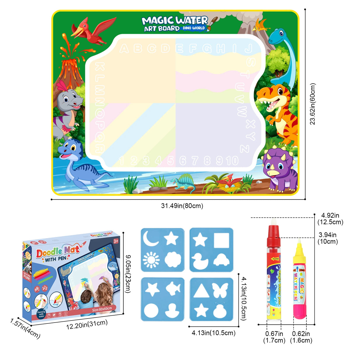 Magic Water Drawing Mat Coloring Doodle Mat