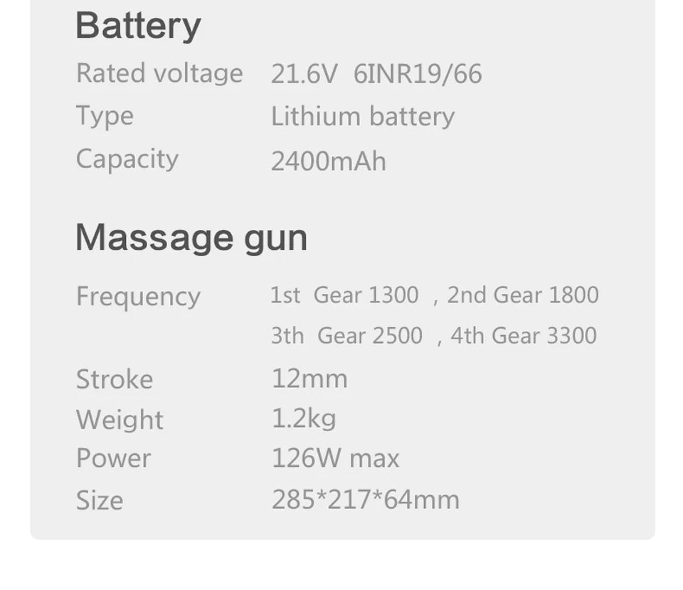 BOOSTER Pro 3 Deep Tissue Massage Gun Muscle Stimulator