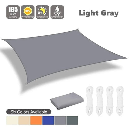 Sun Shade Sail Waterproof Outdoor Square Rectangle Garden