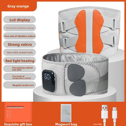 Heated Waist Belt, Hot Compress Infrared Double Motor