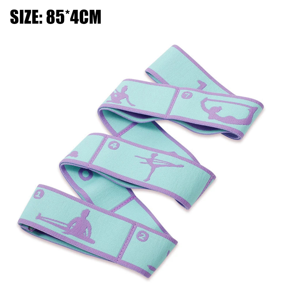 Elastic Yoga Resistance Band Pilates Dance Stretching Belt