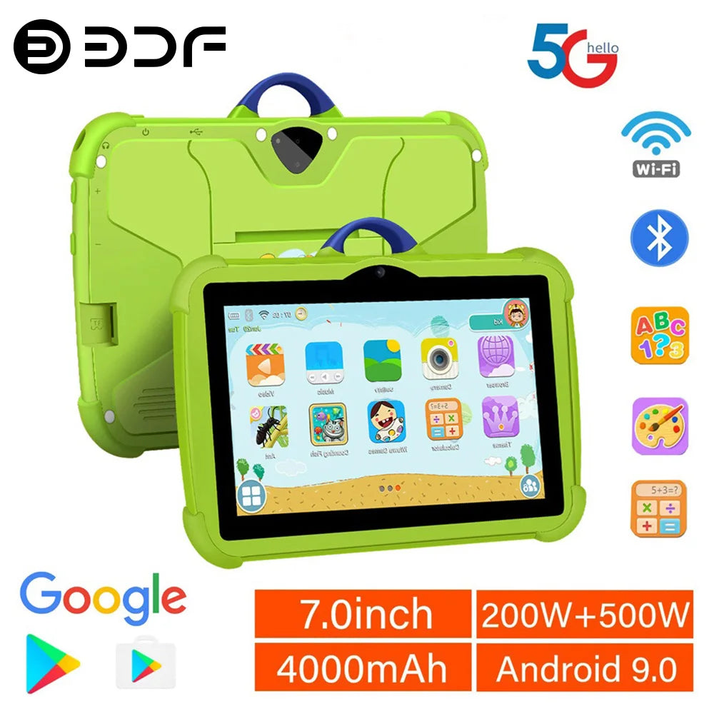 New 5G WiFi 7 Inch Google Tablet For Children Learning Education