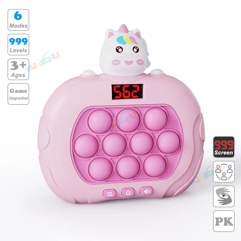 Electronic Pop Light Up Game Handle Toys for Children