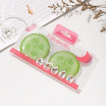 Fruit-Themed Gel Eye Mask – Hot & Cold Compress Pads
