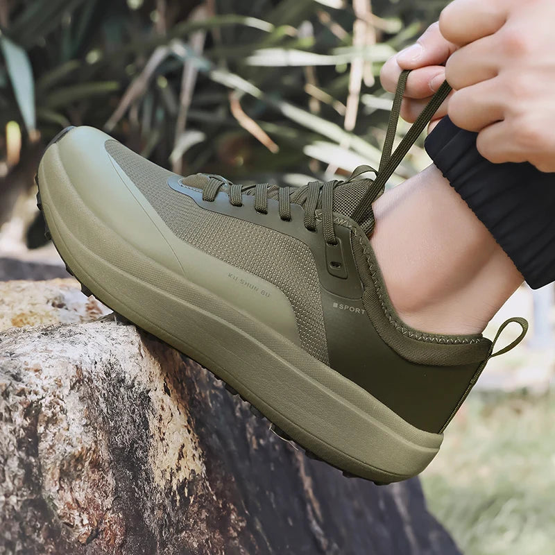 Men Women Hiking Breathable Trekking Jogging Walking Shoes