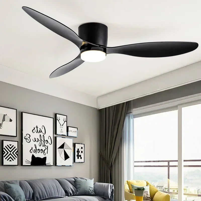 Modern LED Ceiling Fan Lights, Low Floor Decorative Lights