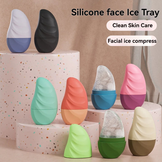 Silicone Facial Ice Roller Mold Reusable Ice Cube Tray