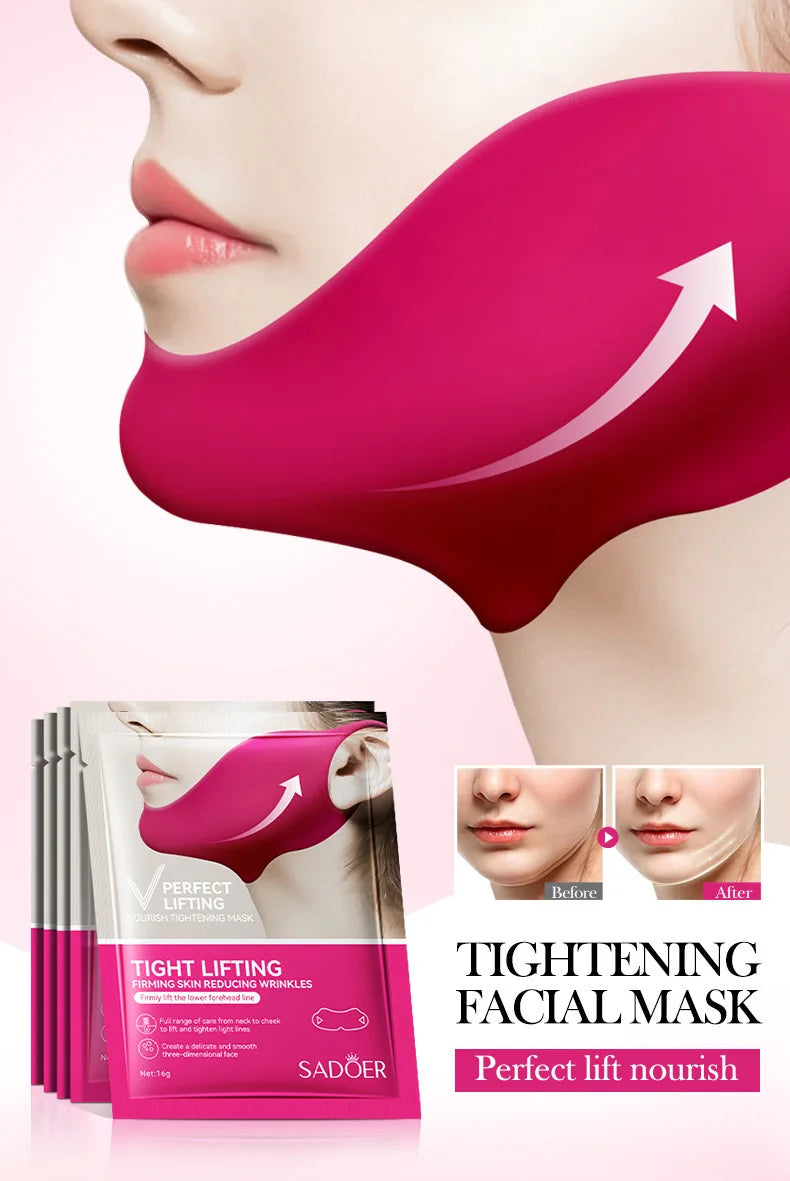 V-Shape Firming Face-lift Slimming Mask Removal