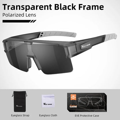 BIKING Cycling Glasses Fit Over Myopic Sunglasses Men Women
