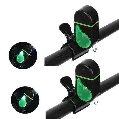 Fishing Bite Alarm with LED Light Clip On Fish