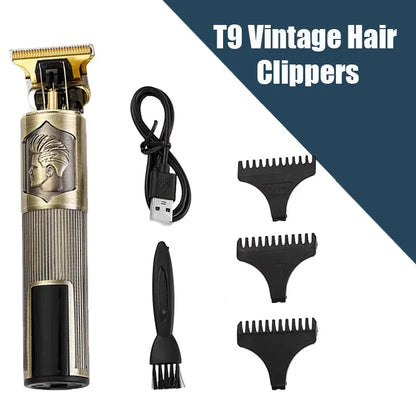 T9 Electric Hair Trimmer/Accessories | USB Professional Shaver