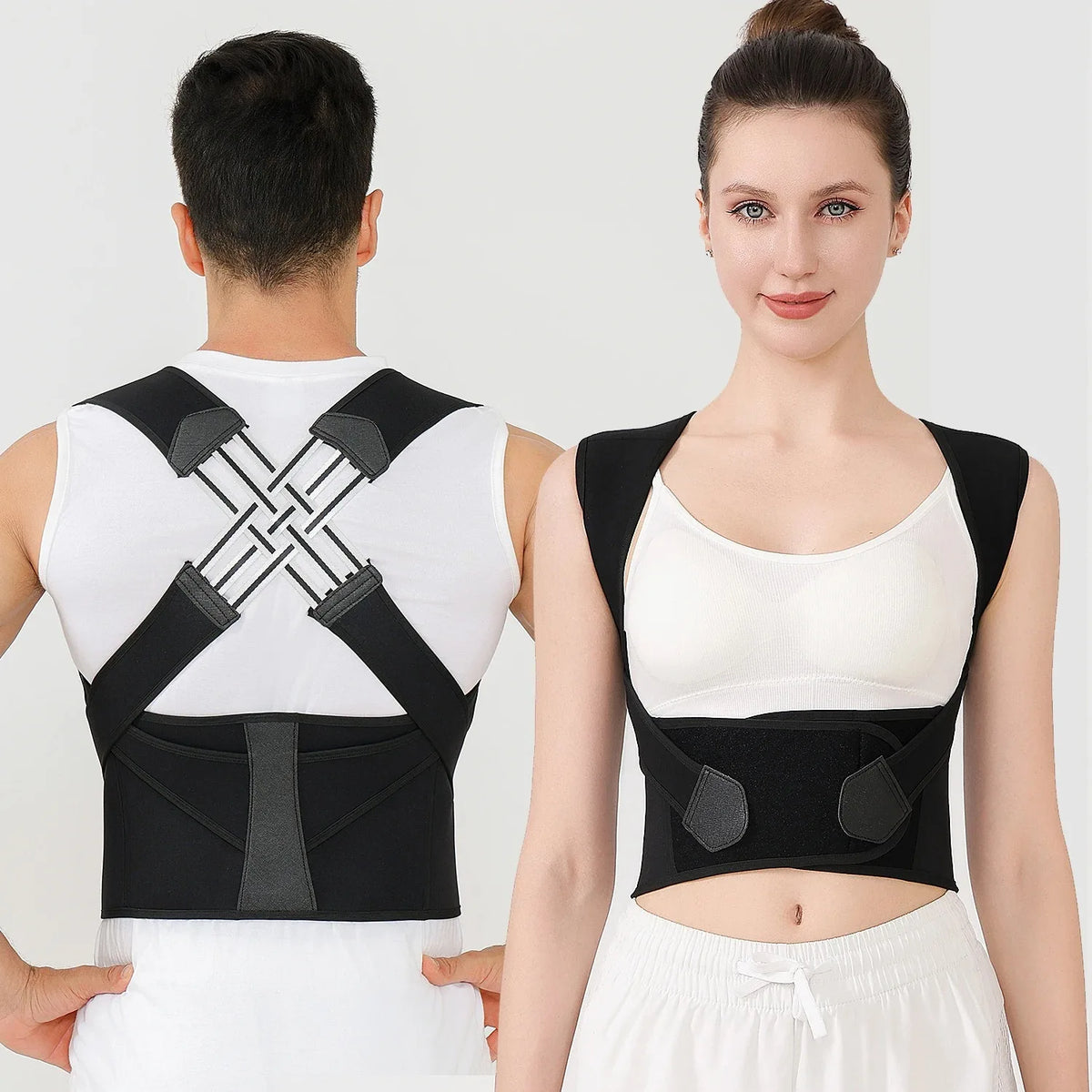 Posture Back Brace Adjustable Back Support Strap