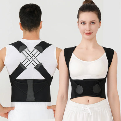 Posture Back Brace Adjustable Back Support Strap