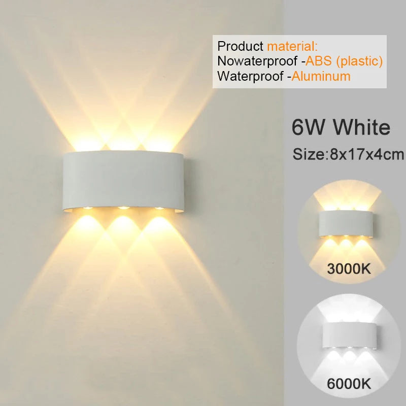 LED Wall Sconces Modern Indoor Outdoor Lamp Decor