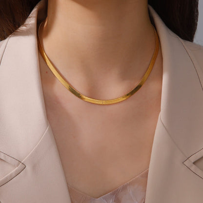 Skyrim Stainless Steel Snake Chain Necklace Trend Jewelry