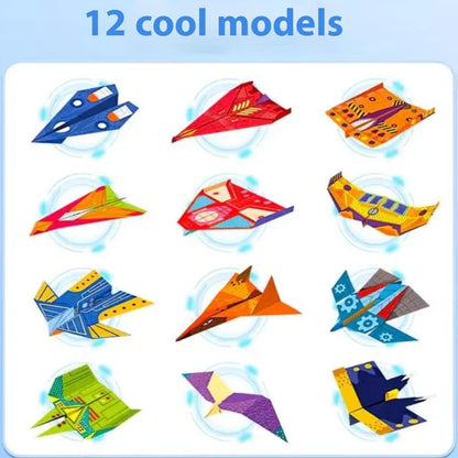 36Pcs DIY Children's Origami Airplane Parent-Child Full-Color
