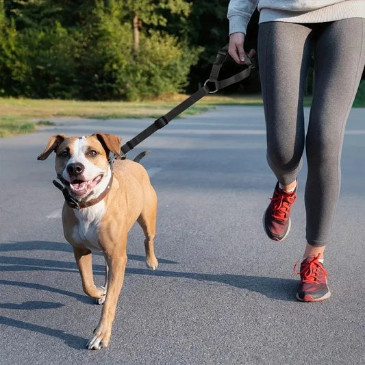 2-in-1 Nylon Pet Car Seat Belt Adjustable Safety Leash