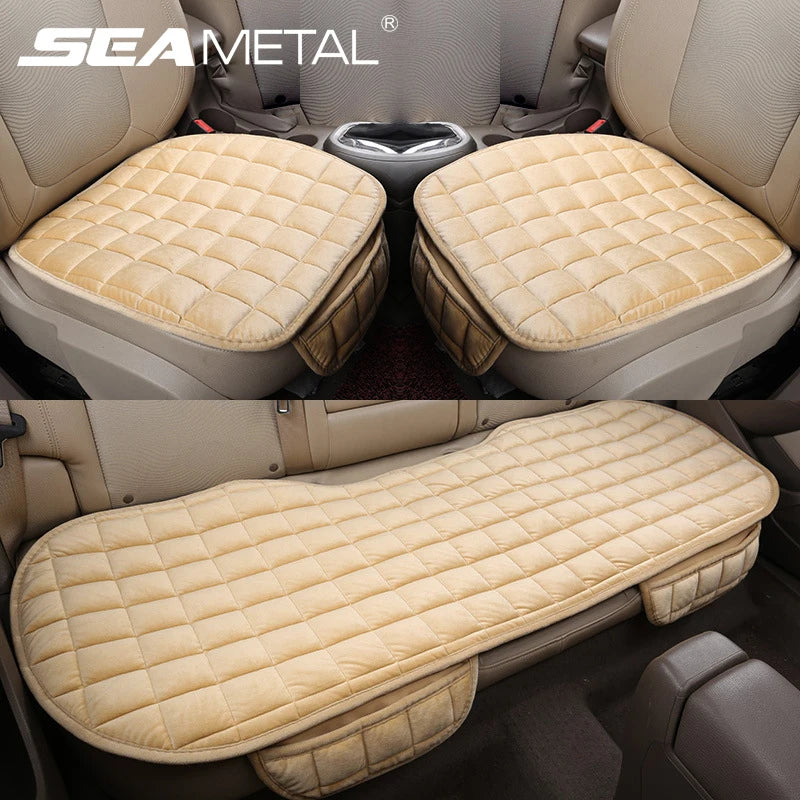 Soft Car Seat Cover Skin-Friendly Plush Automotive Seat