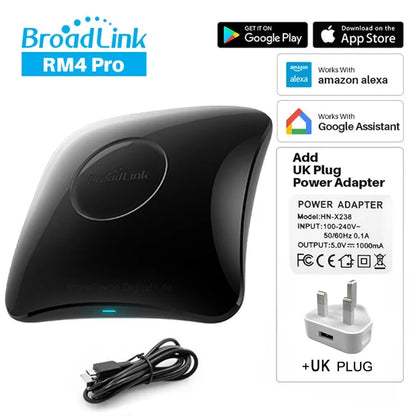 Original Broadlink RM4 Pro IR RF WIFI Universal Smart Remote Control