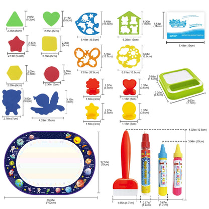 Magic Water Drawing Mat Coloring Doodle Painting Board