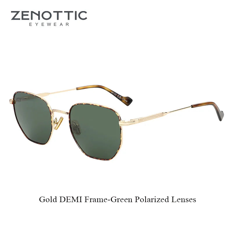 ZENOTTIC Fashion Hexagonal Geometry Polarized Sunglasses