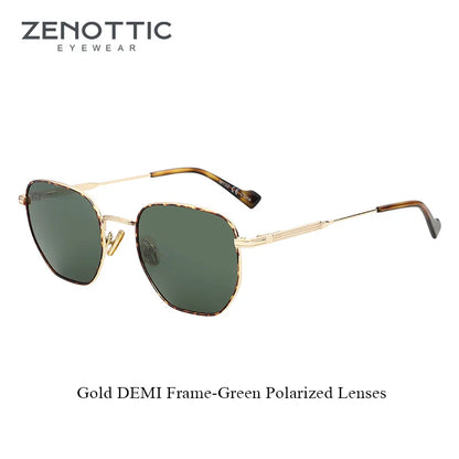 ZENOTTIC Fashion Hexagonal Geometry Polarized Sunglasses