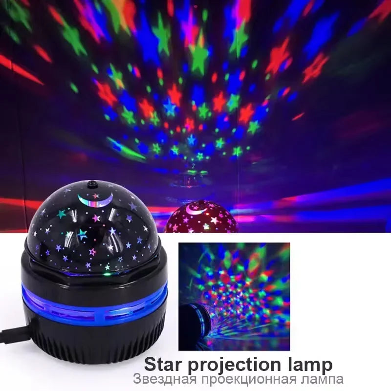 LED Starry Sky Night Lights USB Projector Lamp Magic Ball
