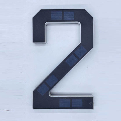 LED Solar House Number Light Waterproof Address Plate