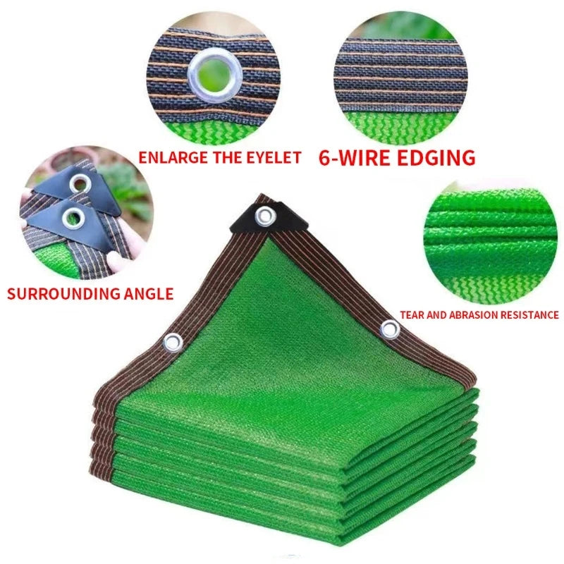 12-pin Sunshade Net Anti-ultraviolet Awning Plant Cover Net