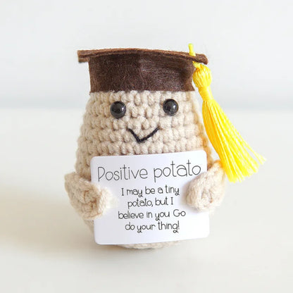 Positive Energy Potato Doll Home Decoration Mini Plush Knitting Wool
