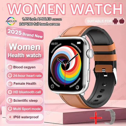 New Women Men AI Smart Diagnosis Watch HRV+PPG Blood Pressure