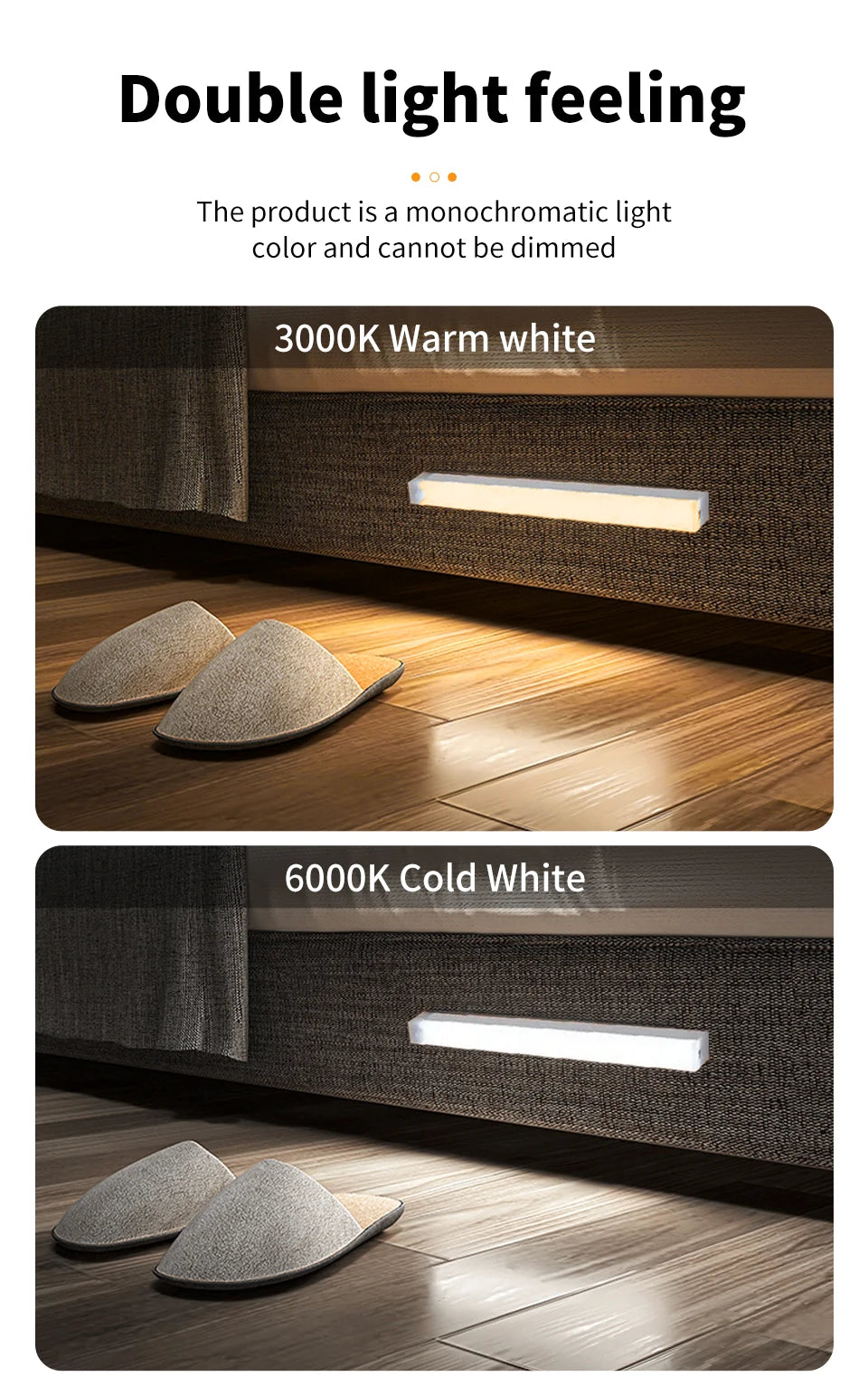 Smart Motion Sensor Night Light Wireless Rechargeable Led Night Lights