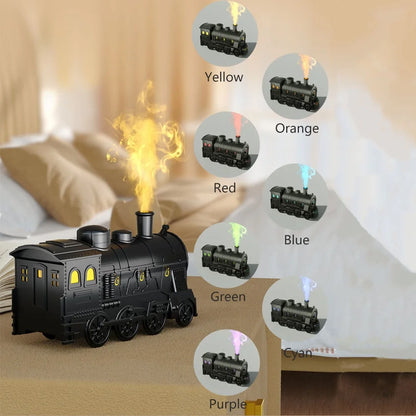 Steam Train Essential Oil Diffuser with Light Train Humidifier