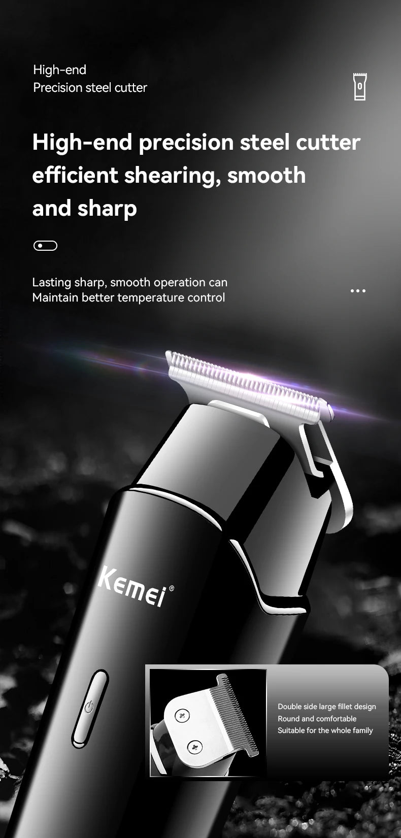 Kemei professional Hair & Beard Trimmer For Men