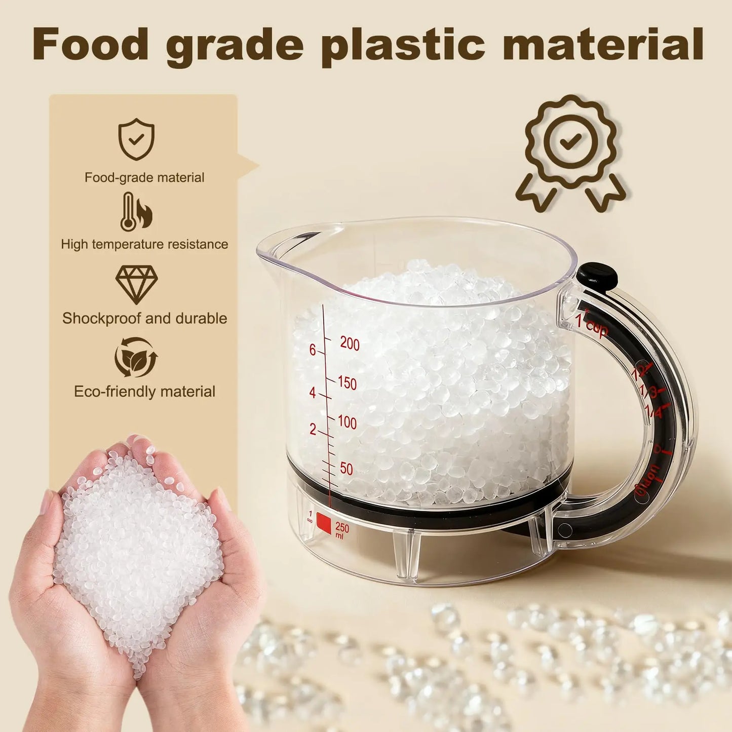 Adjustable Measuring Cup Multi-Functional Measuring Cup