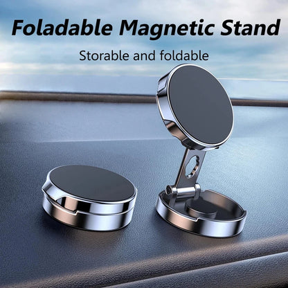 Round Folding Magnetic Car Holder 360 Degree Rotatable Bracket