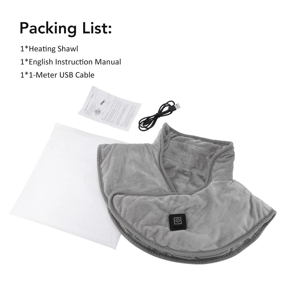 USB Heated Back Wrap Electric Heating Shoulder Neck Pad