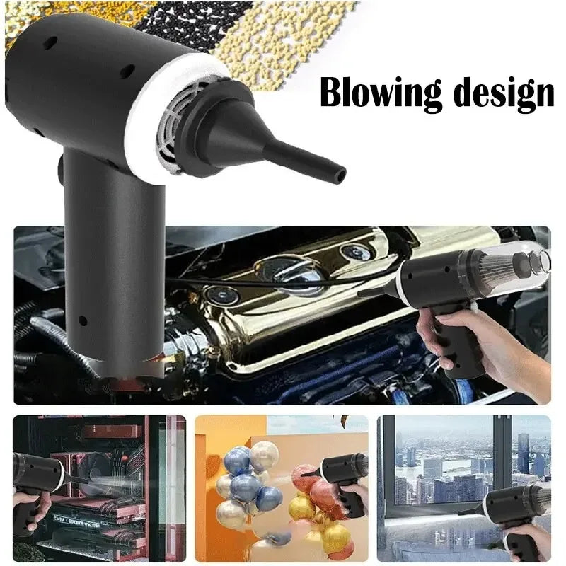 9000Pa Wireless Car Vacuum Cleaner USB Charging