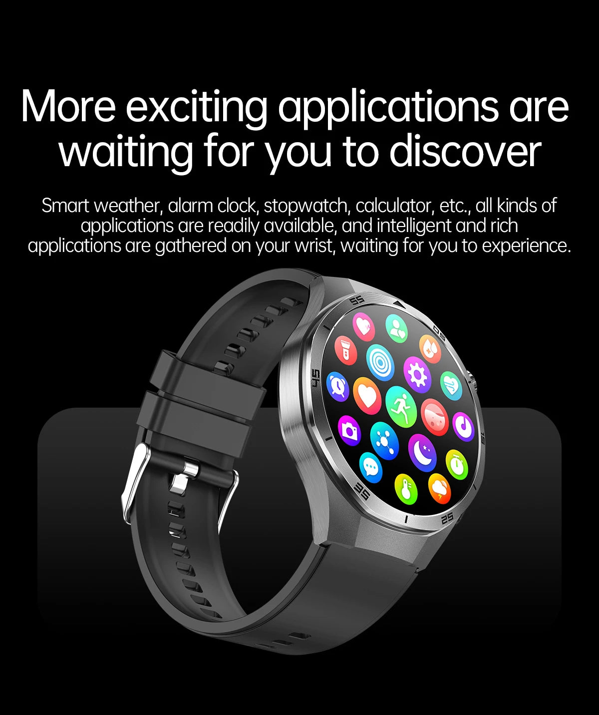 New Nursing Grade ECG+PPG Smart Watch Health Analysis