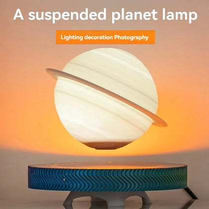 Magnetic Levitating Bulb Saturn Moon Lamp Levitating  Table Lamp