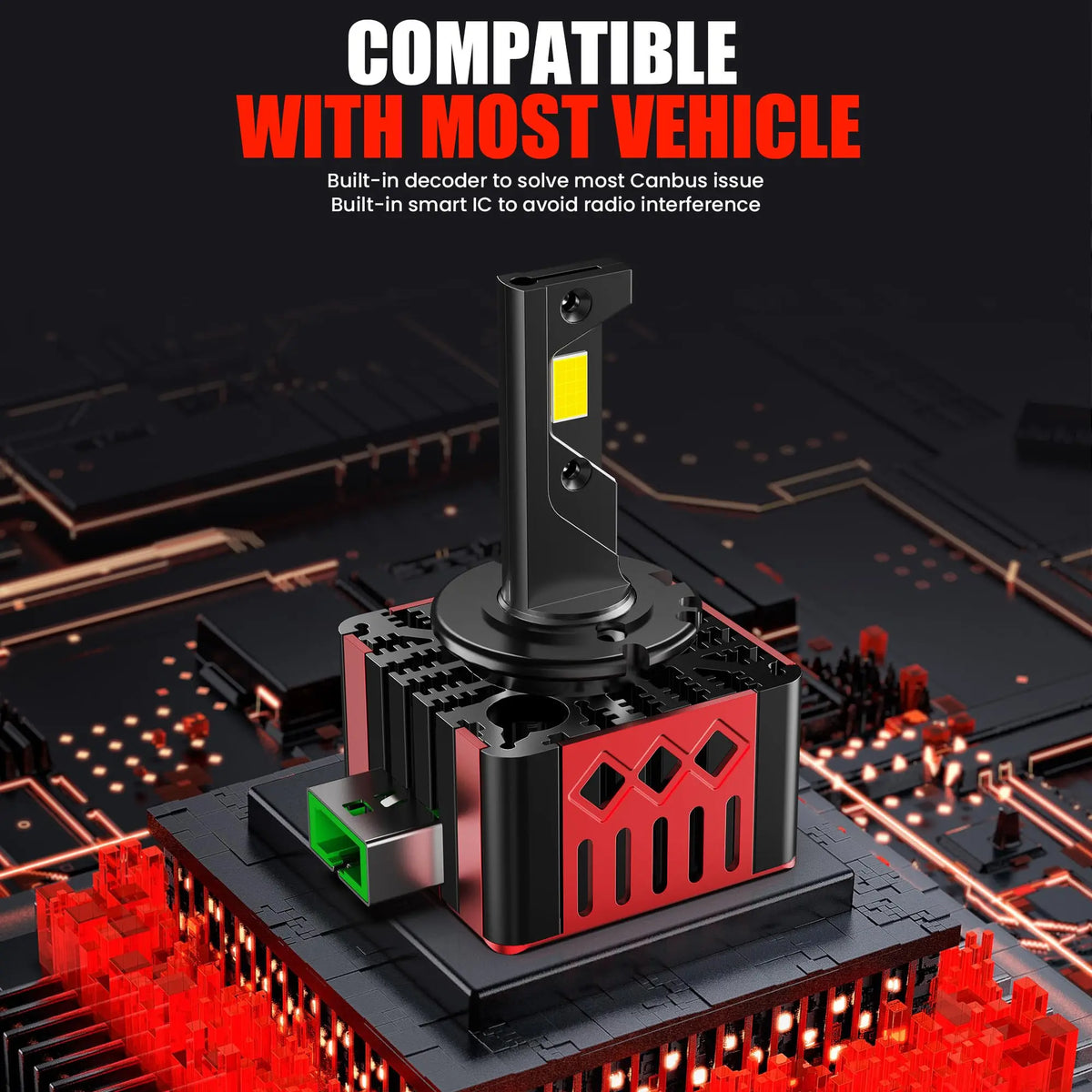 D SERIES Car LED Headlight Bulbs Turbo Auto Lamp  Lights