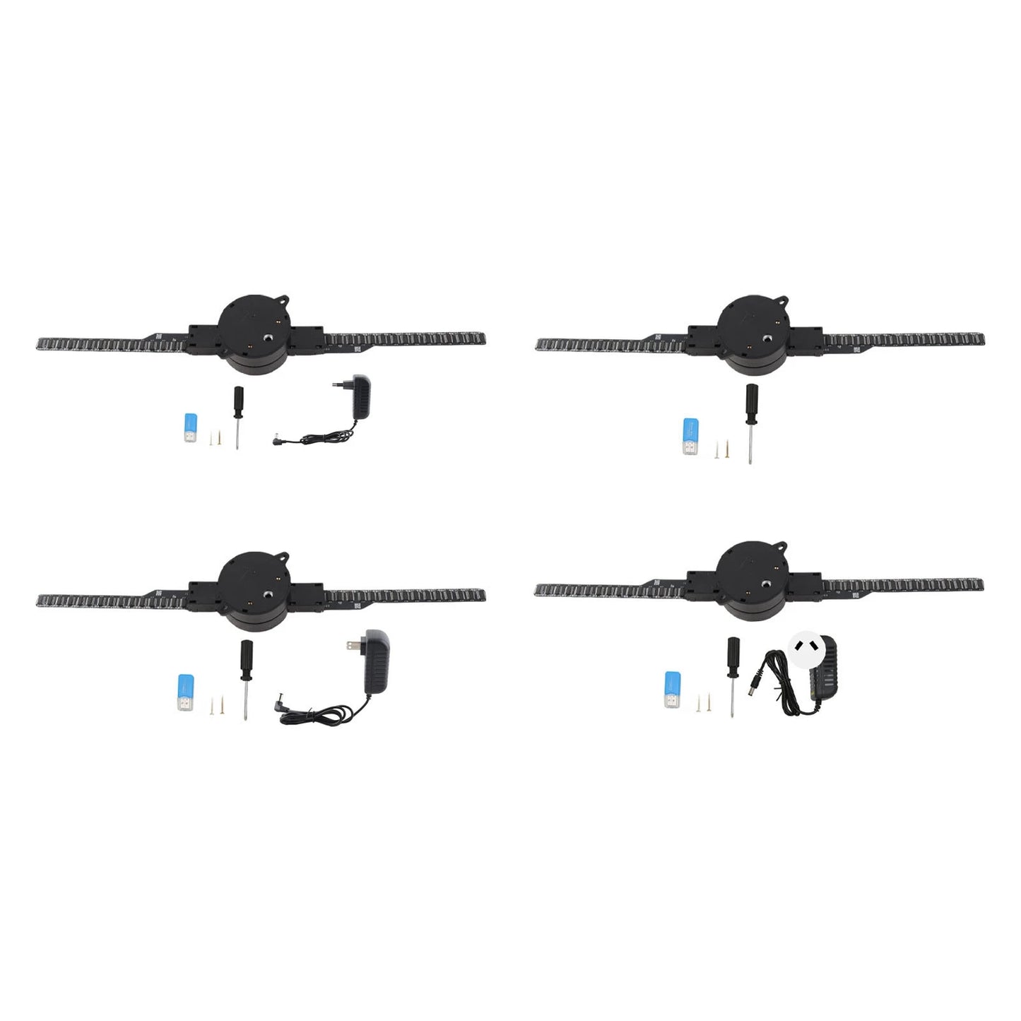 3D Hologram Fan Clear Custom Editing 3D Hologram