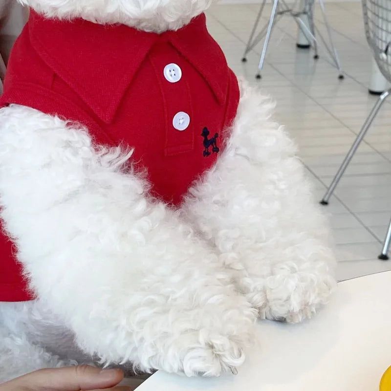 New Pet Polo Shirt Cool Clothes Soft Breathable Costumes