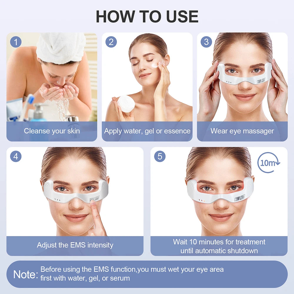 Electric Eye Massager Under-Eye Glasses Relieves Fatigue