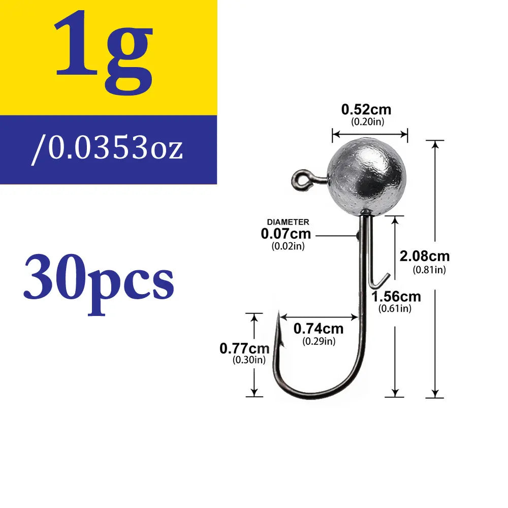 Jig fishing hooks with auxiliary hook,