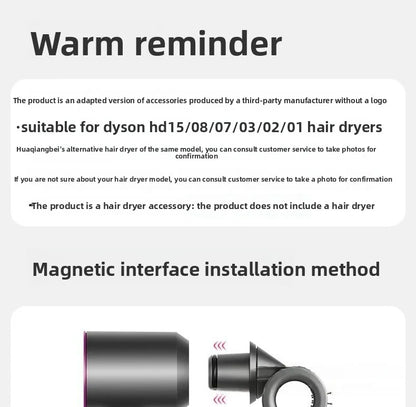 Hair Dryer  Curl Hair Outlet Accessories Diffusion Drying Styling
