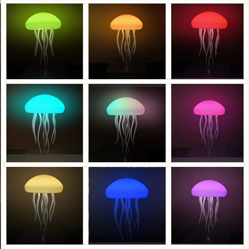 LED Jellyfish Lamp with 9 Tentacles 2 Working Modes