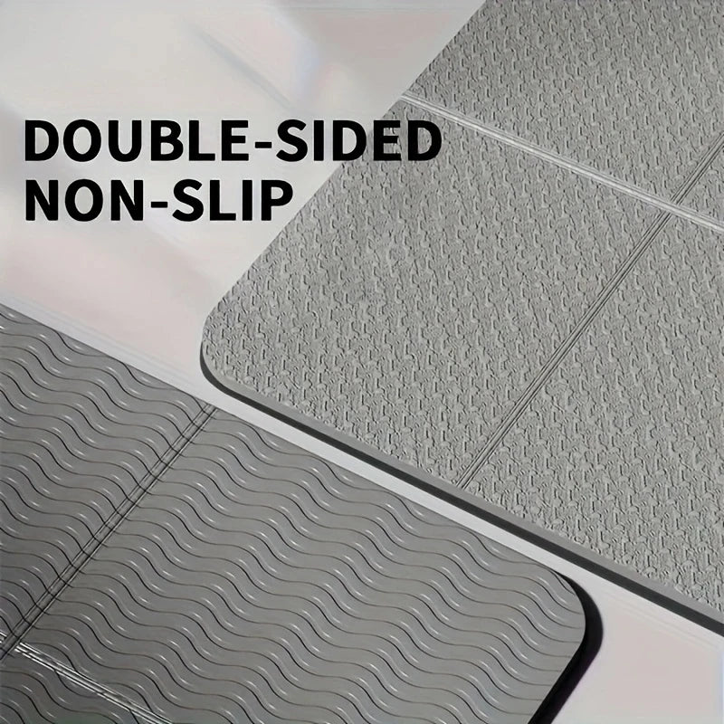 Foldable Yoga Mat TPE Non-Slip Portable Exercise Mat
